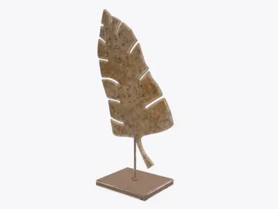 Leaf sculpture 02 3D model