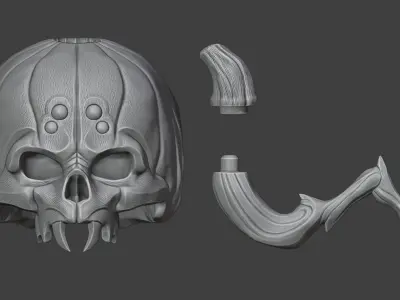 Pumpkin Spider  3d Print collectible 3D print model