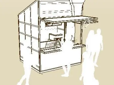 KIOSKO HELADOS 3D model