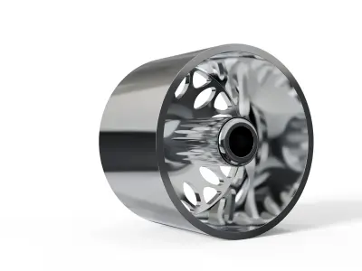 FRONT forgiato Grano- DURO DUALLY WHEEL 3D print model