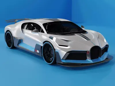 Bugatti divo  3D model