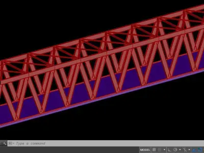 Bridge Design Revit- Robot Structural Model 3D model
