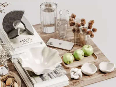 decorative set 152 3D model