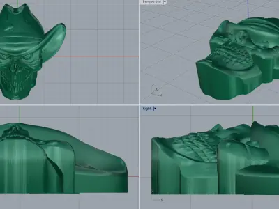 Skull 9 3D print model