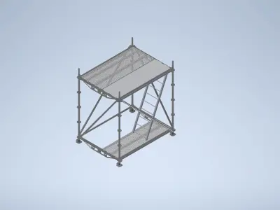 Scaffolding Allround Tower 3D model