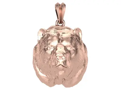 Dire Bear Pendant  3D print model