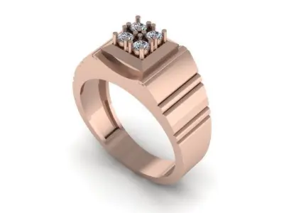 men ring rady to print 3D print model