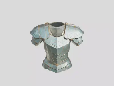 Knight Armor Medieval Low-poly 3D model