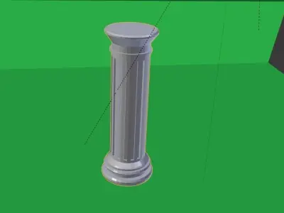 Column set 3D model Free 3D model
