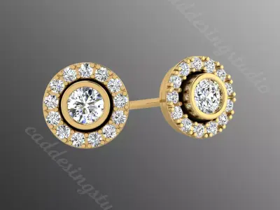 Earrings bi 3 3D print model