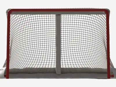 Ice Hockey Goal 3D model