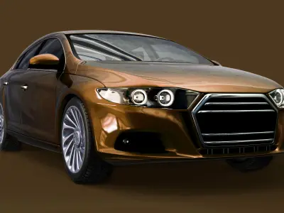 Sedan Car 3D model