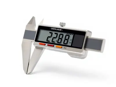Digital Caliper HighDetail Model Pack for Precision Displays Low-poly 3D model