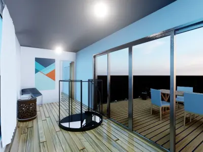 House container Modern- 3D model