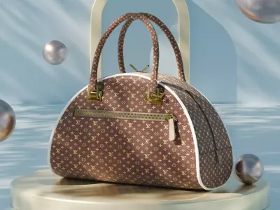 Guess Bag 3D Model luxury bag 3D model