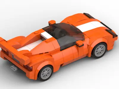 MocBricks3D - Lego Sport-Car Concept 2 3D print model