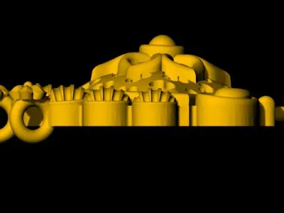 Designer Matt Pendant - 0098 3D print model