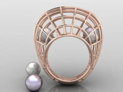 Basket ring  3dmodel 3D print model Free 3D print model