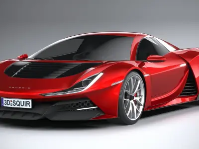 Generic Supercar 2020 3D model