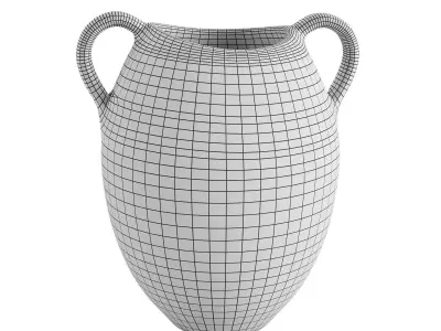 Krosselbach Fayence Ceramic Vase by Clare Zange 3D model