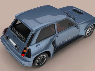 RENAULT 5 Turbo 2 - 1980 3D model