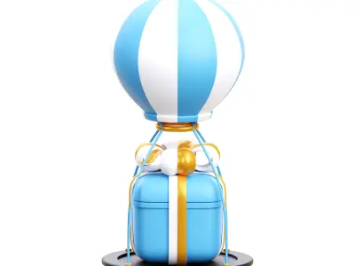 Gift Box  3D Icon Pack   Low-poly 3D model