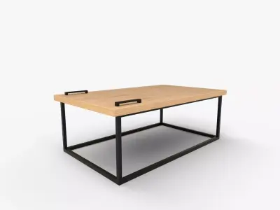 Prague Coffe Table Latitude Run 3D model