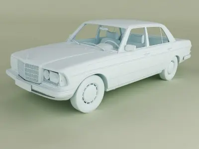 Mercedes-Benz W123 Sedan 3D model