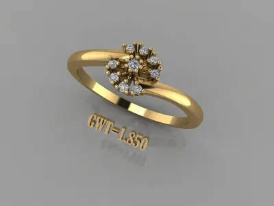 FASION RING 3D model 19