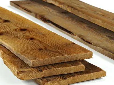 polypasta - Old Wooden Board 02 3D model