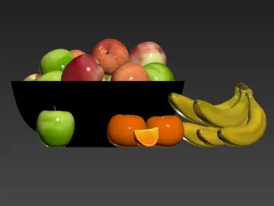 fruits 3D model