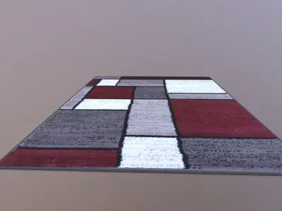 Mat 3D Model Low-poly 3D model