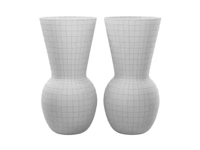 Picasso Decorative Vases  3D model