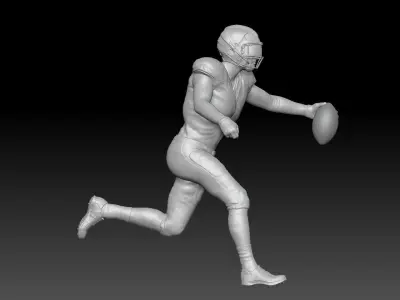 nfl run touchdown 3D print model