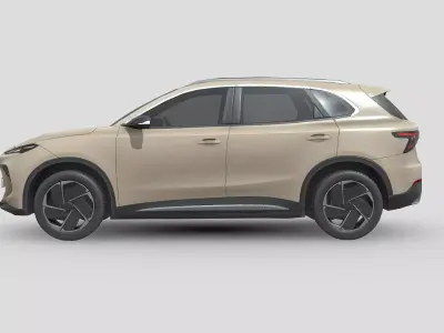 Low Poly Car - MG S5 EV 2025 Low-poly 3D model