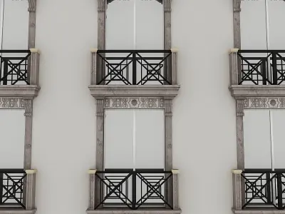 Window Frame 04 Low-poly 3D model