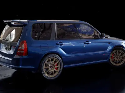 Subaru Forester STI SG5 3D model