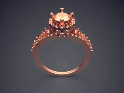 Luxury Ring Covered In Ornaments VJR56 1 3D print model