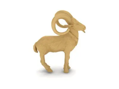 goat gold 3D print model