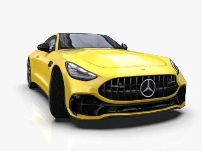 Mercedes AMG GT C192 2025  3D model