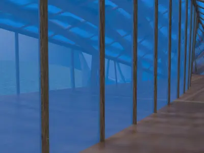 Mobius Hall strip 3D model