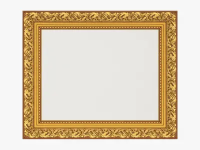 Frame picture gold v7 3D model