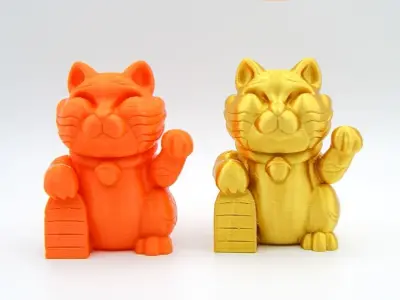  Maneki Tora - Lucky Tiger  3D print model