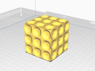 Art square decoration Free 3D print model