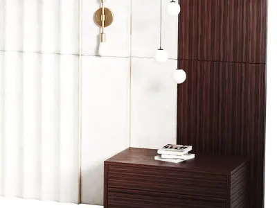 Decorative Wall panel  48 3D model