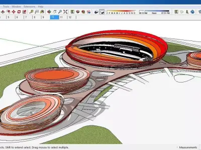 Sketchup Sport - Stadium 101 3D model