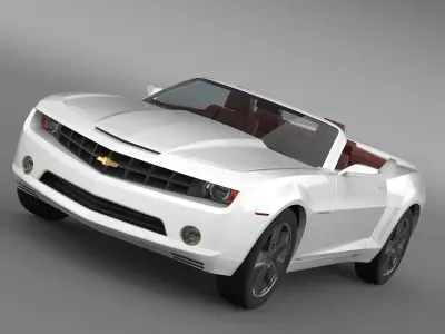 Chevrolet Camaro Convertible Concept 2008 3D model