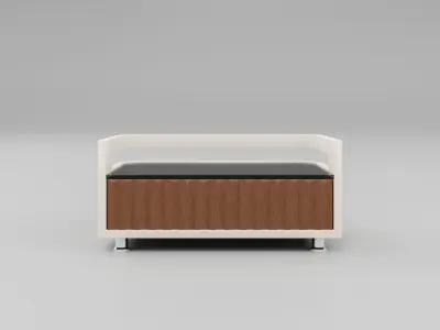 Elegant Side Table V1 3D model