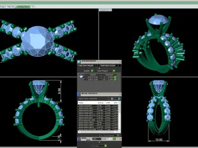 3D CAD NJ-1499-Ring 3D print model