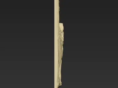 A Wolf in the Forest A118 3D print model